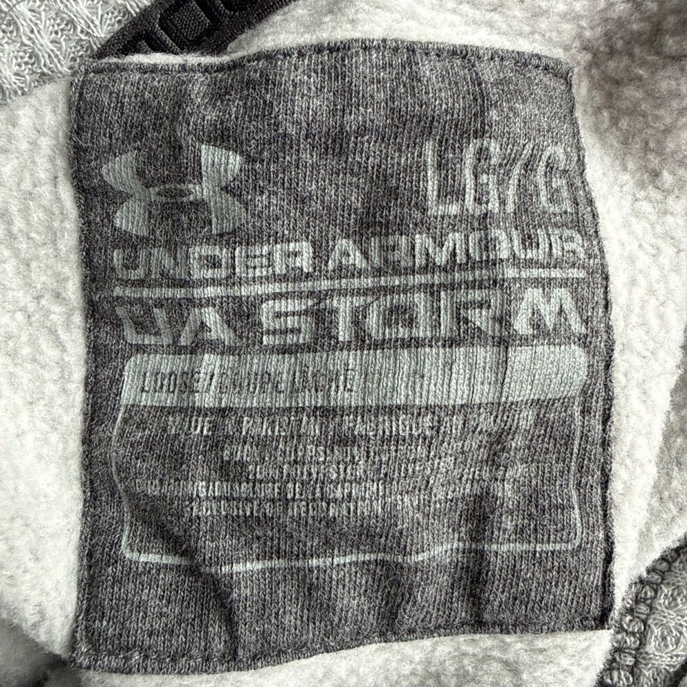 Under Armour Storm Men’s Large Hoodie Sweatshirt Gray - Picture 4 of 10